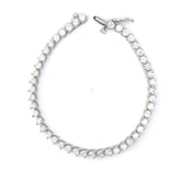 14k White Gold Diamond Round Cut Tennis Bracelet 2.66ct